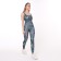 Female leggings, black color/thunder, size 44 (s)