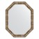 Mirror in the baguette frame, silver bamboo 73 mm 73x93 cm