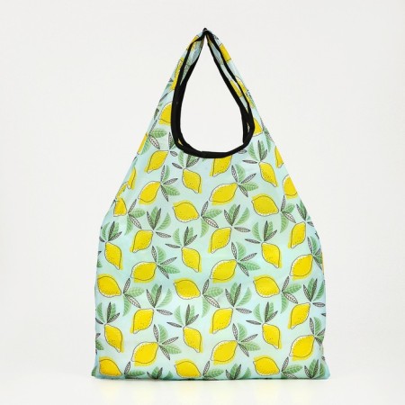 Household bag without fastening, blue color-2
