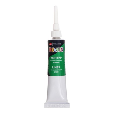 Cut on glass and ceramics 18 ml, ZHK Decola, Green, (5303725)-2