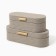 The casket for jewelry "weaving" eco -leather, set 2 pcs.
