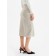 Skirt with a female section, minku, gray-beige color, size 48