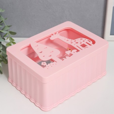 Musical MODE MOTHING "POSITAL MODEN AND WORD" pink 12.5x17.5x8 cm