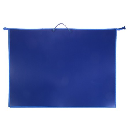 Folder for drawings and drawings A1, 900 x 655 x 50 mm, with handles, plastic, lightning from above, dark blue