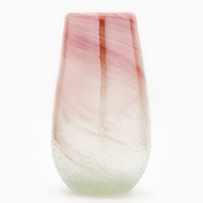 Elen flower vase made of colored glass 30.5 × 17.5 × 17.5 cm