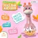 Musical toy "Funny giraffes", sound, light, pink color