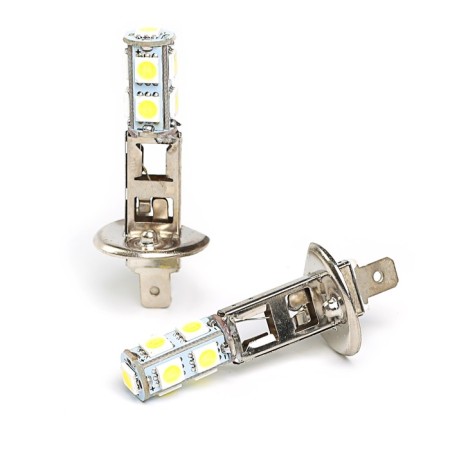 LED lamp KS, H1, 9 SMD 5050 diodes, 12 V, white