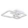 LED ceiling LED with Ambrella Light, Ice, FA162, LED, 100 W, 7500LUM, 3000-6400K, white, chrome color
