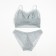 Lower linen women: top and panties, color gray-blue, size 42-44
