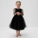Dress Children's Minaku: Partydress, black color, height 110 cm