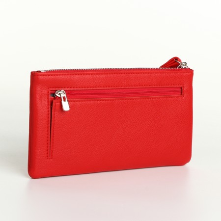 Women's wallet with lightning, red color-1