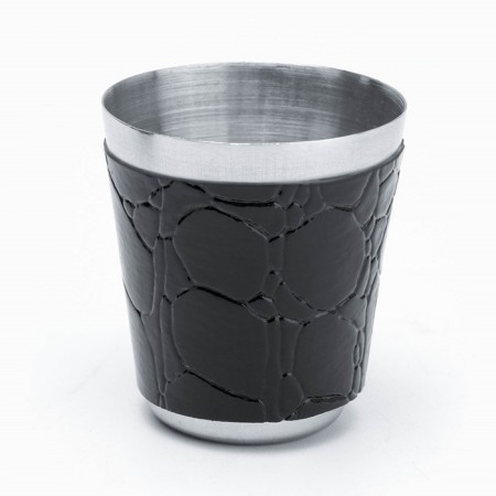 Gift set 4 in 1 "Black Crocodile": Flake 180 ml, funnel, 2 glasses, 17 x 18 cm-4