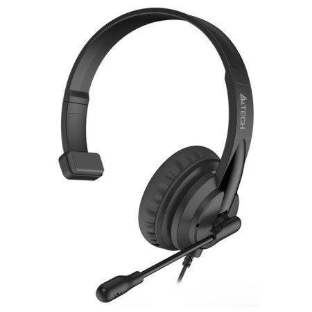 Headphones with A4Tech HS-11 Microphone Black 2M Hatch (HS-11/3.5mm Plug/Black)
