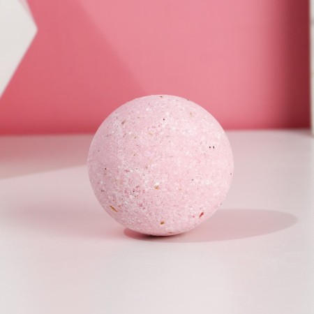 The bathtub bomb "Wonderful Spring!", 120 g, rose aroma, pure happiness-1