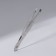 Pinzet straight, wide, 8.5 cm, silver color