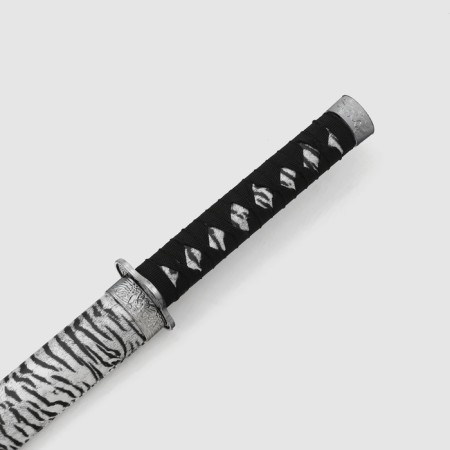 Souvenir weapon "Katana on the stand", gray scabbard near Zebra, 89cm-3