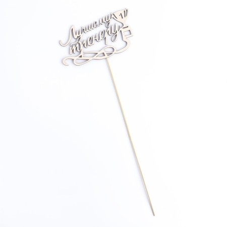 Topper "Best Coach", natural 15x8.3 cm-3