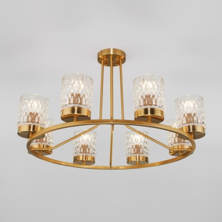Ceiling chandelier with textured ceilings Calle, 40W, E27, 75x75x42 cm-2