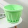 Pot for flowers with the Podon "Noble", 6.7 l, d = 27 cm, green color