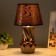 E14 40W chocolate 22.5x22.5x38cm RISALUX desktop lamp E14