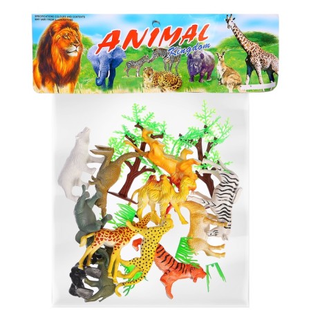 Animal set "Wild Nature" with accessories, 12 figures-9