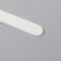 File - emery, abrasiveness 200/240, 18 cm, white color