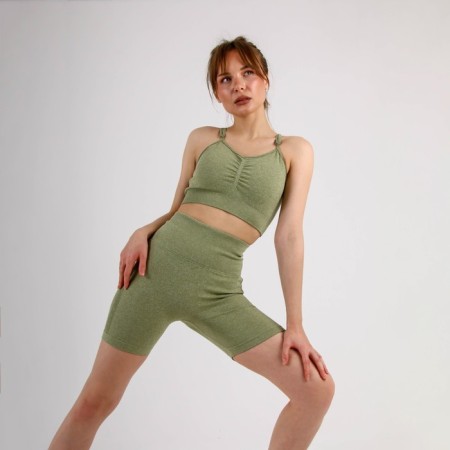Top female sports with assembly, olive color, SL Russian Brand, rr m-1