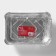 A set of foil for baking and baking shares, 960 ml, 21.5 × 14.6 × 5 cm, 2 pcs
