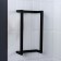 Towel holder, 10 × 23 × 40 cm, black color
