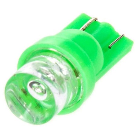 LED LED SkyWay T10 (W5W), 24 V, 1 diode without a basement, cone, green
