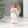 Souvenir Polystone "Angel-girl with heart" 9x3x4.7 cm