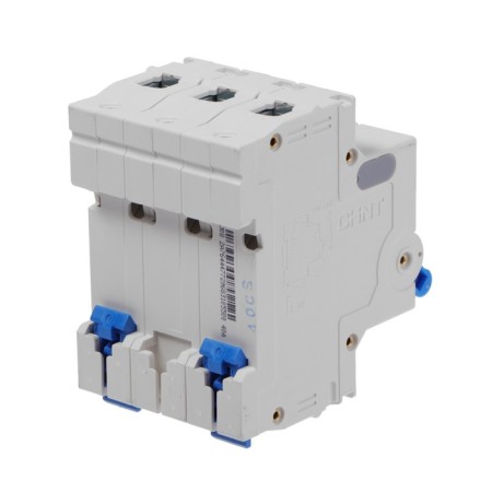 Automatic circuit breaker Chint NXB-63S, 3P, with 40 A, 4.5 ka-1