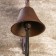 Souvenir metal bell "Two owls on the branch" 21x16x10 cm