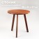 Coffee table "Bruges", d = 45 cm, height 47 cm, color of tavolato nuts
