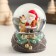Souvenir Polystone Water Ball "Santa Claus with Olesha in the forest" 7x7x9 cm