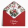 Gift envelope "Happy New Year", bullfinch, 16 x 11 cm, New Year