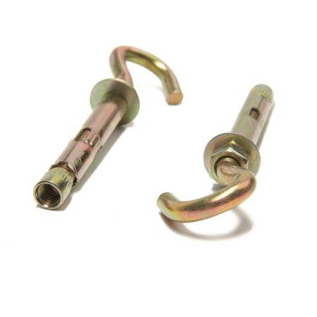Anchor bolt of scrap, with a hook, galvanized, 8x60 mm, 75 pcs-7