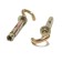 Anchor bolt of scrap, with a hook, galvanized, 8x60 mm, 75 pcs