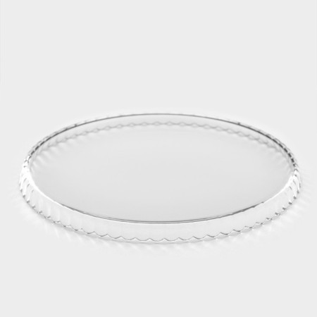 Glass dish Patisserie, D = 24 cm, transparent color-1