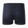 Panties men's boxers, black color/geometry, size 52