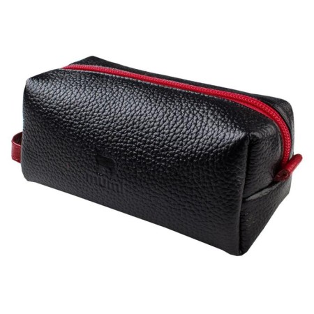 Cosmetic bag with lightning, black color-2