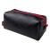 Cosmetic bag with lightning, black color