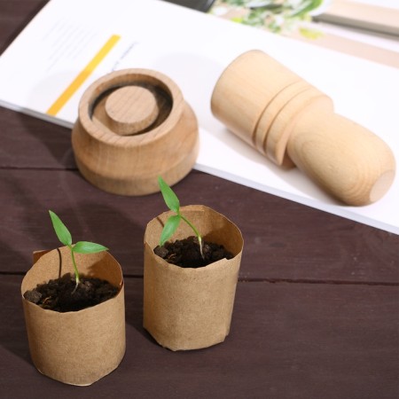 Tool for making paper pots for seedlings-11
