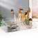 Organizer Casket Plastic 2 Boxes Transparent 9x15x30.5 cm