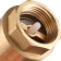 Reverse valve Stout SVC-0012-000025, 1 ", spring, coupling, with a plastic saddle