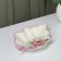 Serving share "Rose", 21 × 15 × 4.5 cm, white color