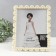 Photo frame 4152 20x25 cm "Pearls" plastic, col. white