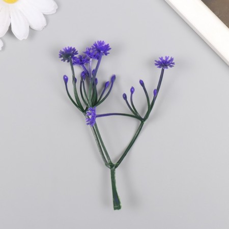 Artificial plant for creativity "chicory" set of 8 pcs violet 10 cm-1
