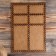 Clothing "rectangle, perforation", bottom of the LHDF, size 30 × 21 cm
