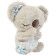 Interactive toy "Coala" for falling asleep, light and sound effects